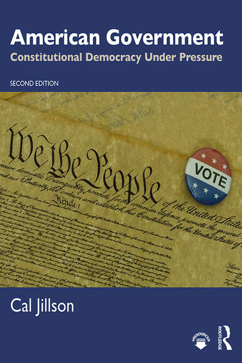 Book cover of American Government: Constitutional Democracy Under Pressure (2)