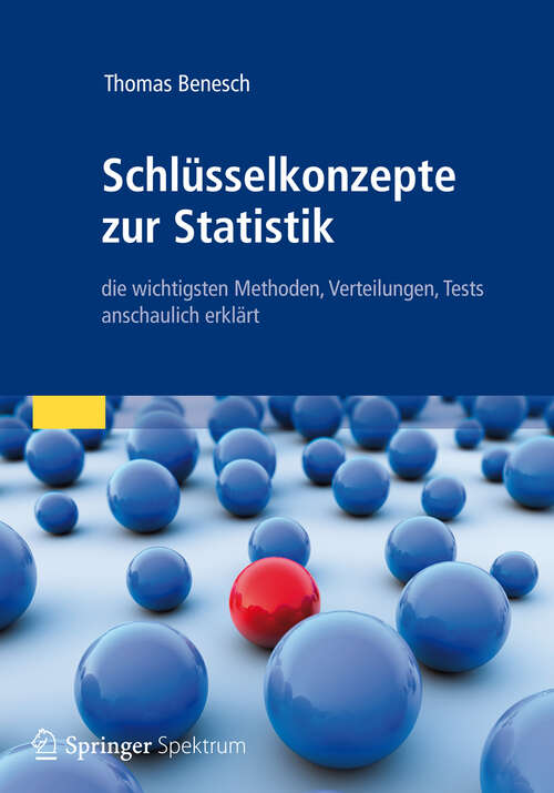 Book cover of Schlüsselkonzepte zur Statistik