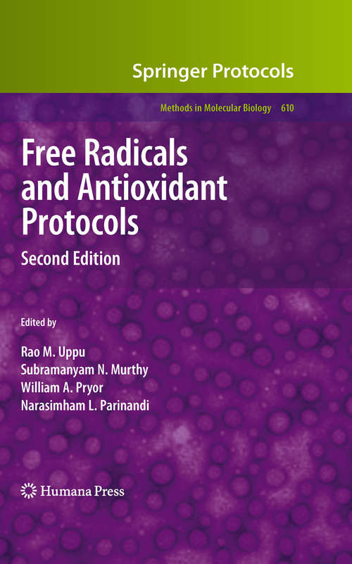Book cover of Free Radicals and Antioxidant Protocols