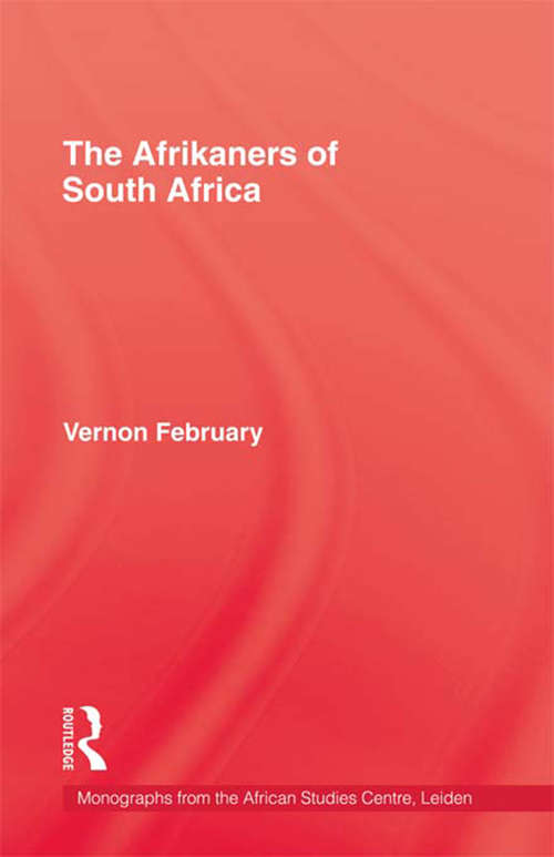 Book cover of Afrikaners Of South Africa