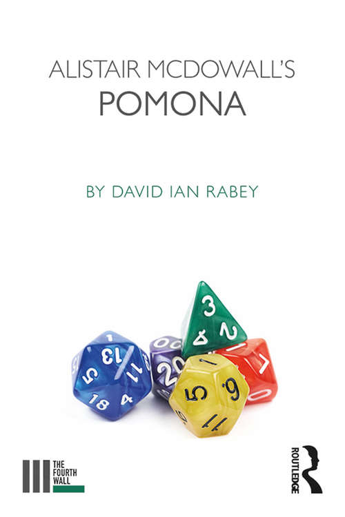 Book cover of Alistair McDowall's Pomona (The Fourth Wall)