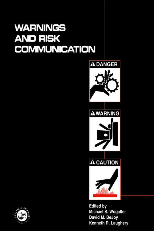 Book cover of Warnings and Risk Communication