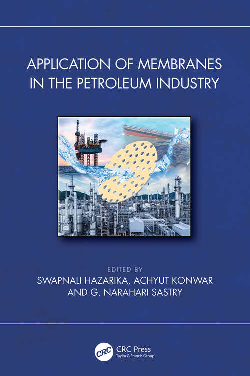 Book cover of Application of Membranes in the Petroleum Industry