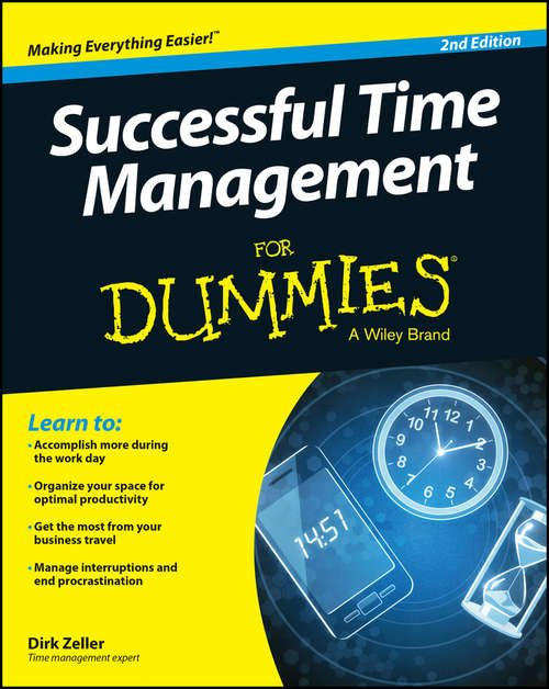 Book cover of Successful Time Management for Dummies