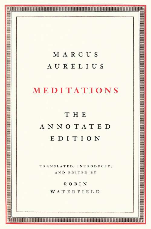 Book cover of Meditations: The Annotated Edition