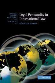 Book cover of Legal Personality in International Law
