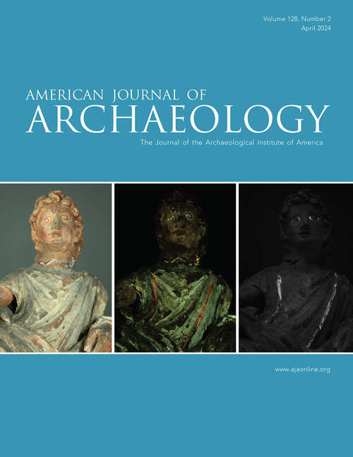 Book cover of American Journal of Archaeology, volume 128 number 2 (April 2024)