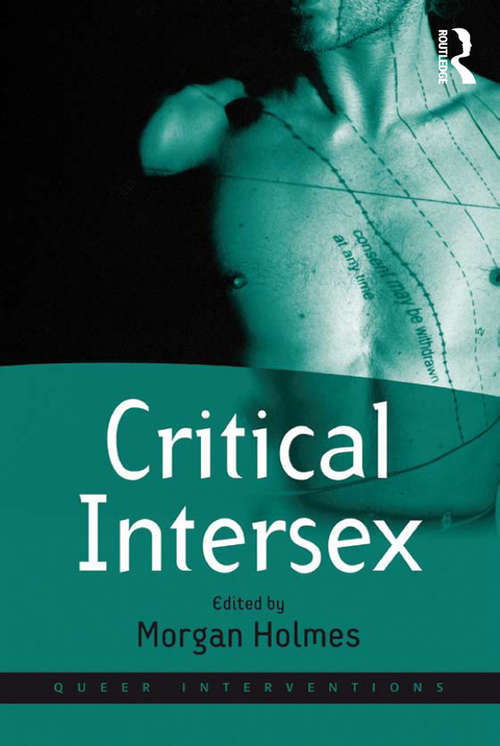 Book cover of Critical Intersex (Queer Interventions)