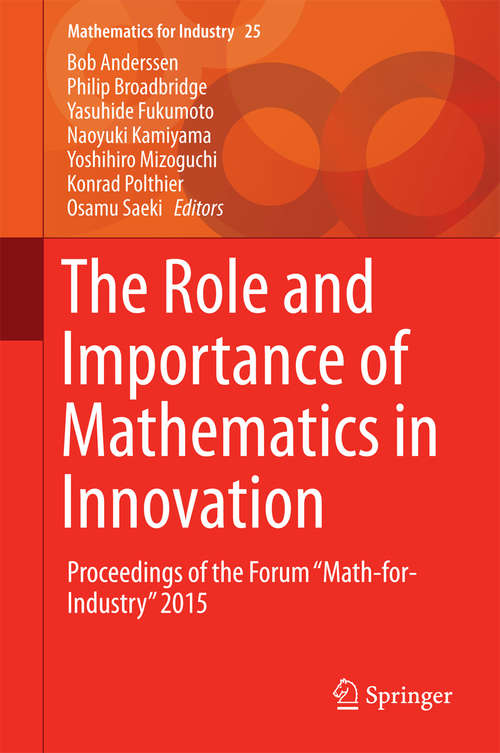 Book cover of The Role and Importance of Mathematics in Innovation