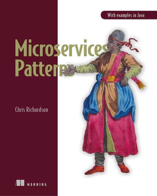 Book cover of Microservices Patterns: With examples in Java