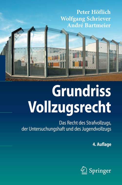 Book cover of Grundriss Vollzugsrecht