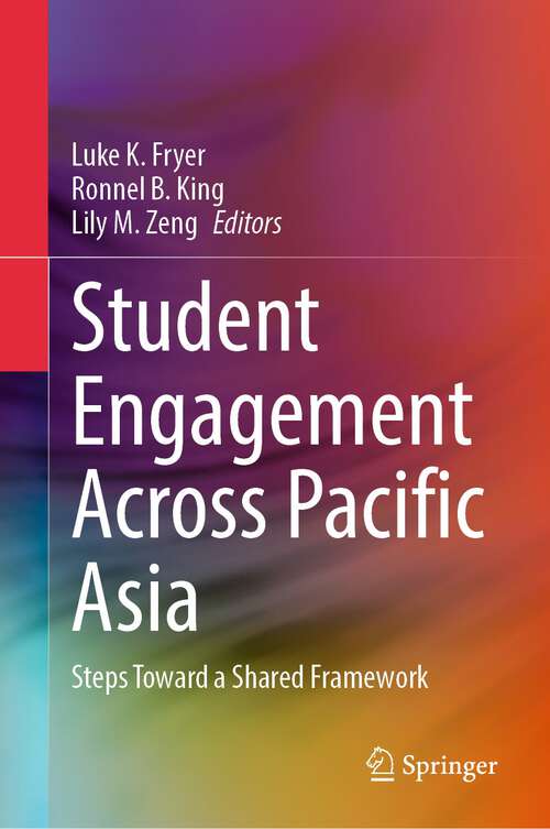 Book cover of Student Engagement Across Pacific Asia: Steps toward a Shared Framework (2024)