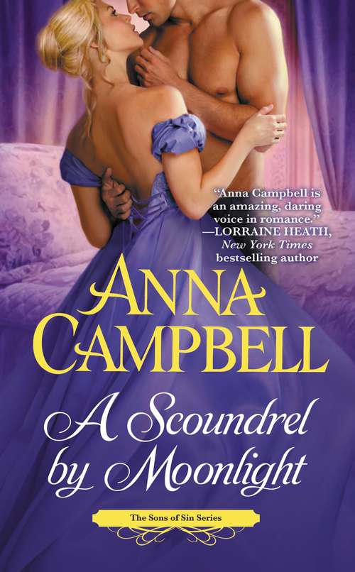 Book cover of A Scoundrel by Moonlight (Sons of Sin #5)