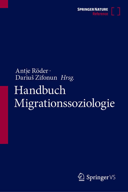 Book cover of Handbuch Migrationssoziologie (2024)