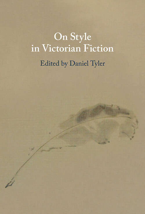 Book cover of On Style in Victorian Fiction