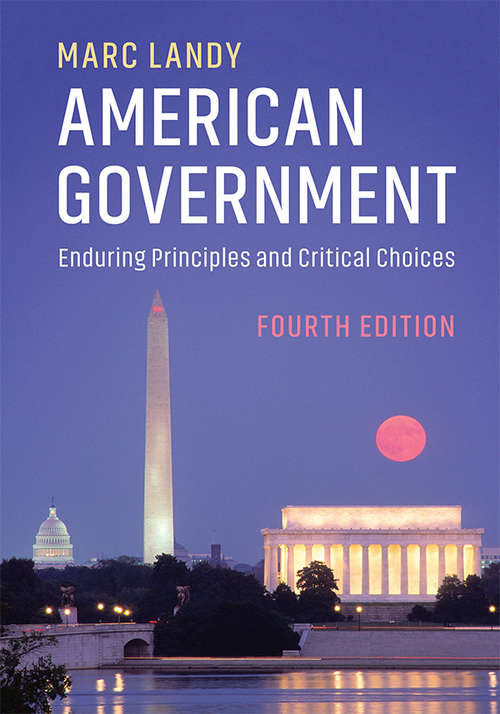 Book cover of American Government: Enduring Principles and Critical Choices (2)