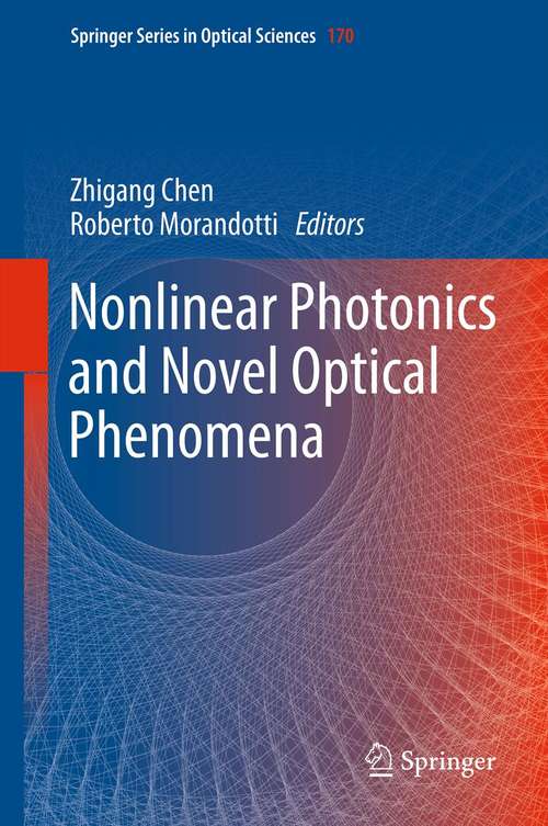 Book cover of Nonlinear Photonics and Novel Optical Phenomena