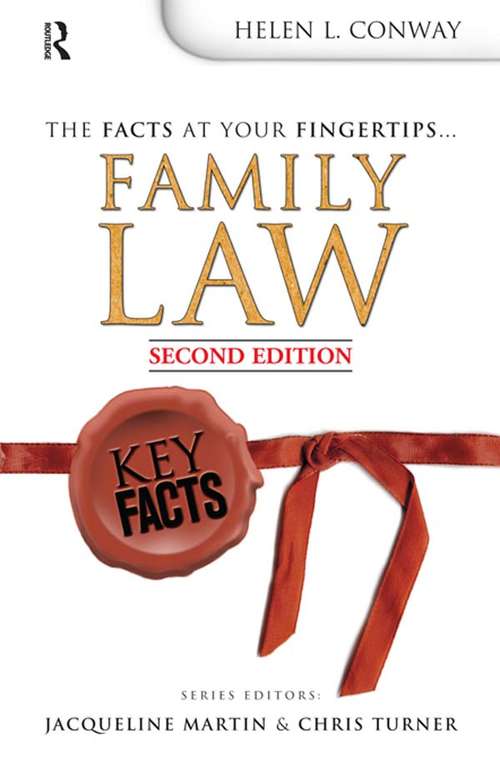 Book cover of Key Facts: Key Facts: Family Law (Key Facts)