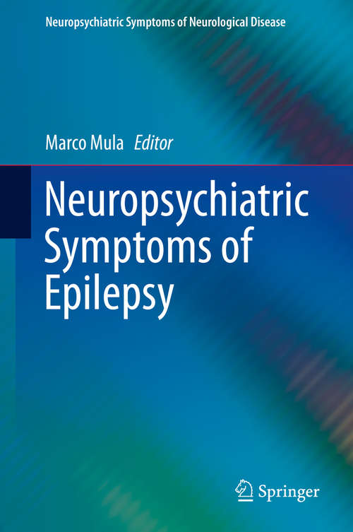 Book cover of Neuropsychiatric Symptoms of Epilepsy