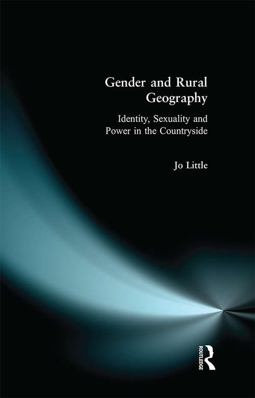 Book cover of Gender and Rural Geography: Identity, Sexuality and Power in the Countryside