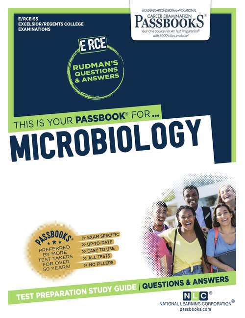 Book cover of MICROBIOLOGY: Passbooks Study Guide (Excelsior/Regents College Examination Series: Vol. Clep-35)