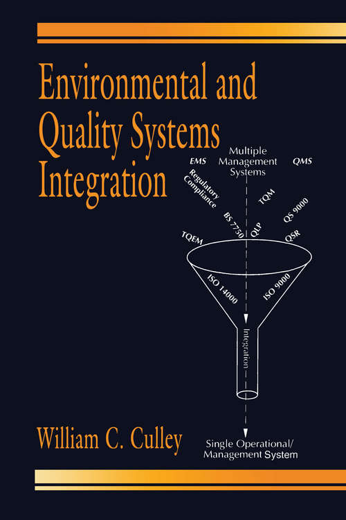 Book cover of Environmental and Quality Systems Integration