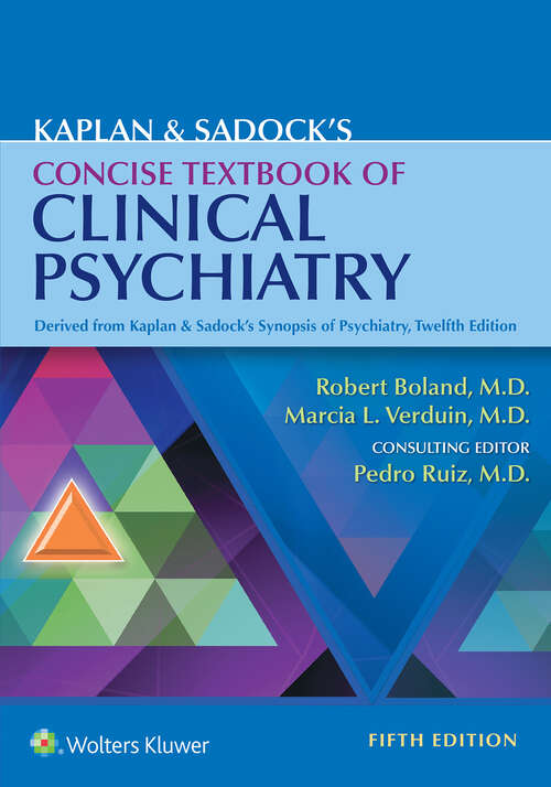 Book cover of Kaplan & Sadock's Concise Textbook of Clinical Psychiatry