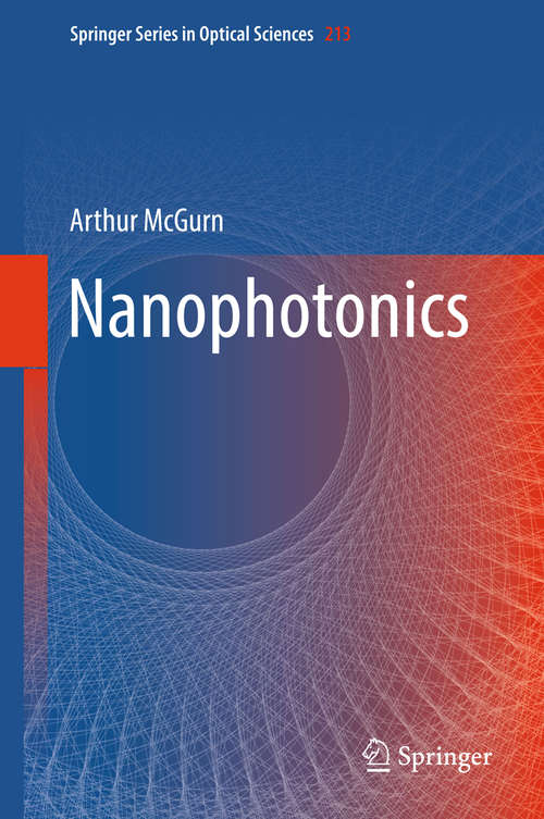 Book cover of Nanophotonics (Springer Series In Optical Sciences #213)