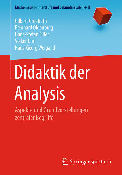 Book cover of Didaktik der Analysis