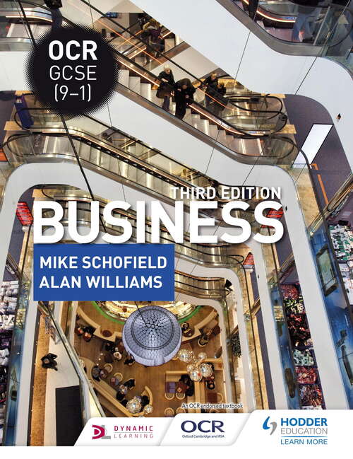 Book cover of OCR GCSE (9-1) Business, Third Edition
