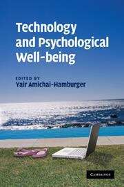 Book cover of Technology and Psychological Well-being