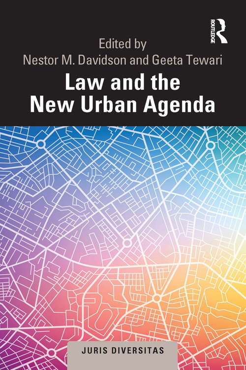 Book cover of Law and the New Urban Agenda: A Comparative Perspective (Juris Diversitas)