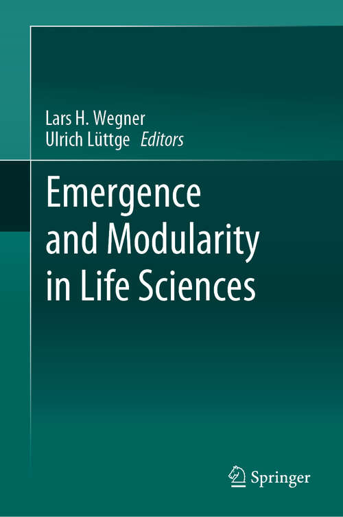 Book cover of Emergence and Modularity in Life Sciences (1st ed. 2019)