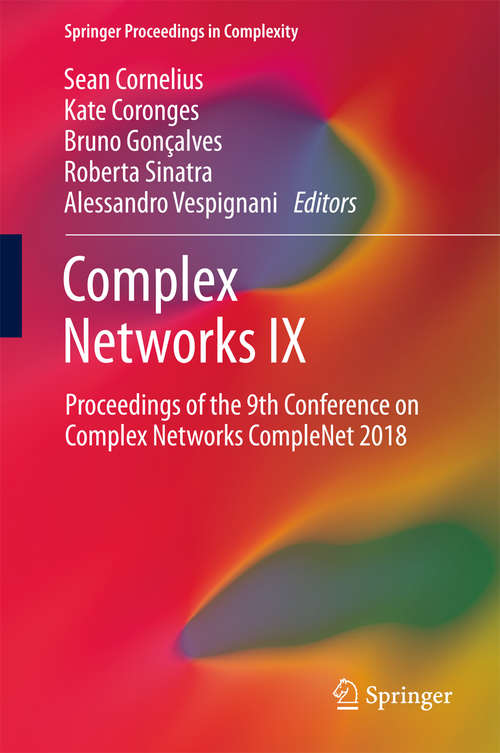 Book cover of Complex Networks IX