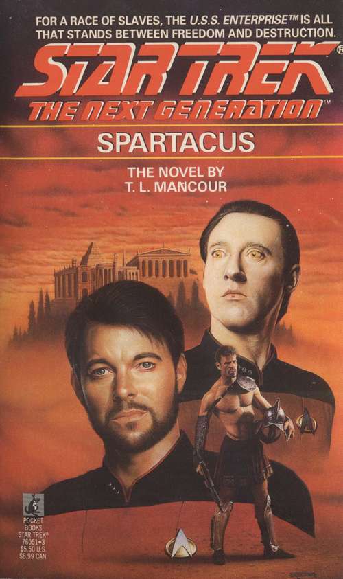 Book cover of Spartacus (Star Trek: The Next Generation #20)