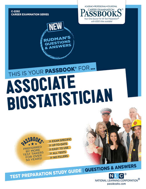 Book cover of Associate Biostatistician: Passbooks Study Guide (Career Examination Series: C-2292)