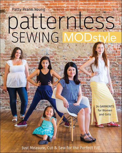 Book cover of Patternless Sewing Mod Style