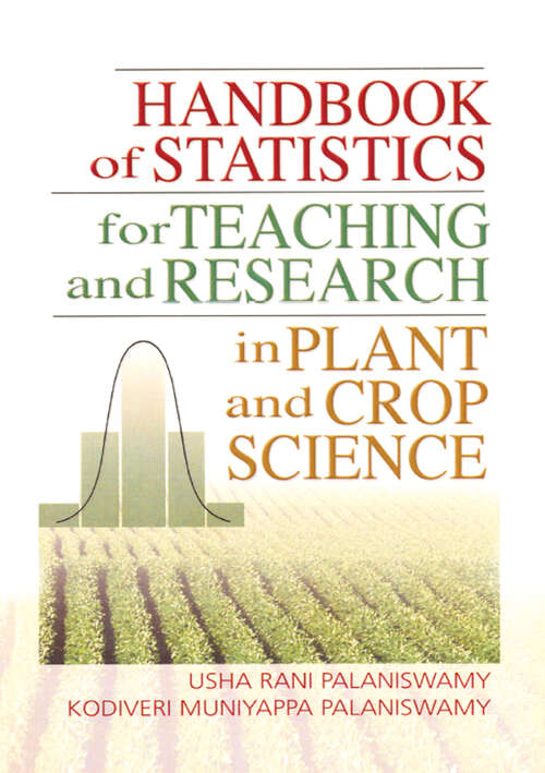 Book cover of Handbook of Statistics for Teaching and Research in Plant and Crop Science (1)