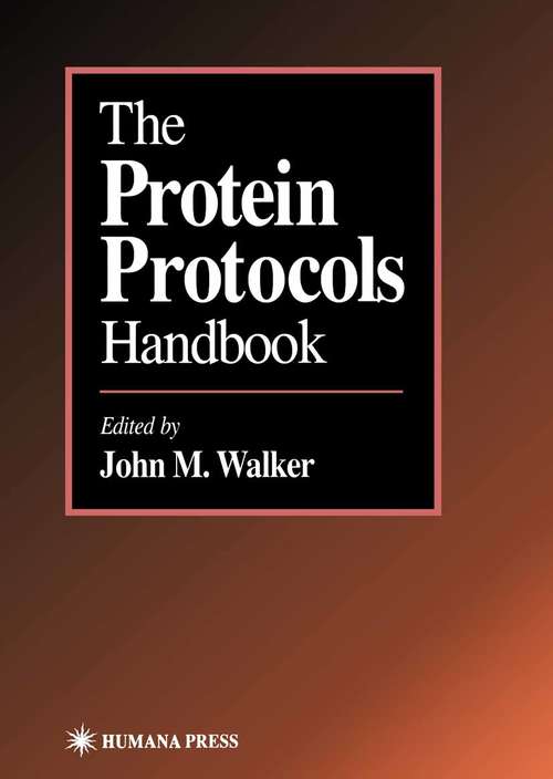 Book cover of The Protein Protocols Handbook