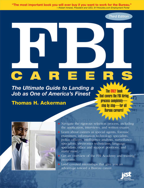 Book cover of FBI Careers