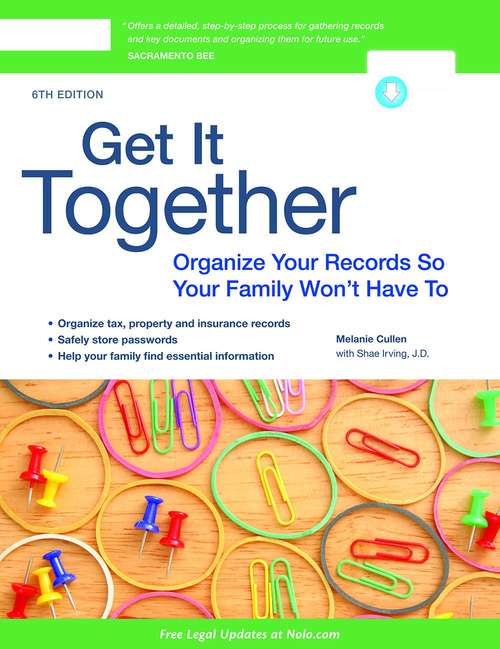 Book cover of Get It Together