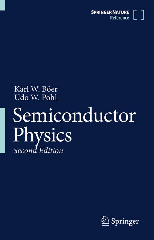 Book cover of Semiconductor Physics (2nd ed. 2023)