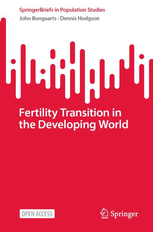 Book cover of Fertility Transition in the Developing World (1st ed. 2022) (SpringerBriefs in Population Studies)