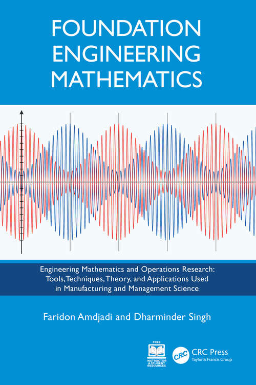 Book cover of Foundation Engineering Mathematics (Engineering Mathematics and Operations Research)