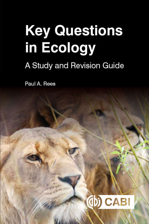 Book cover of Key Questions in Ecology: A Study and Revision Guide (Key Questions)