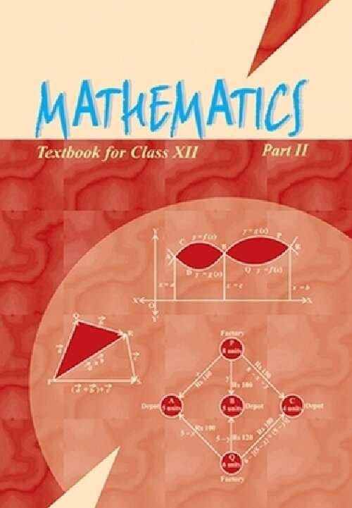 Book cover of Mathematics Part-2 class 12 - NCERT - 23 (Rationalised 2023-24)