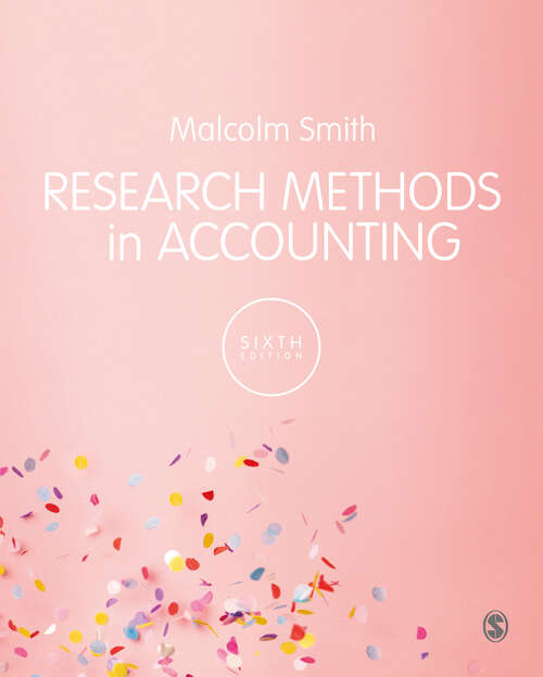 Book cover of Research Methods in Accounting (Sixth Edition)