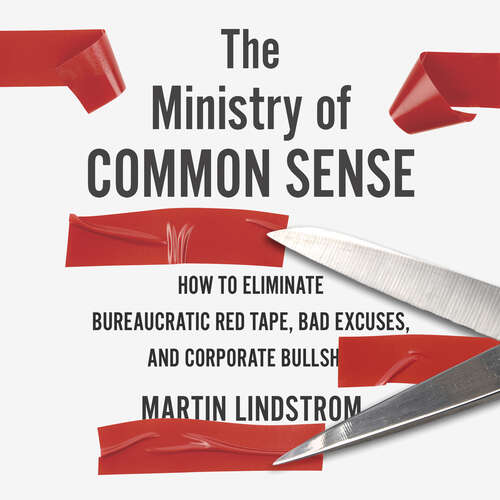 Book cover of The Ministry of Common Sense: How to Eliminate Bureaucratic Red Tape, Bad Excuses, and Corporate Bullshit