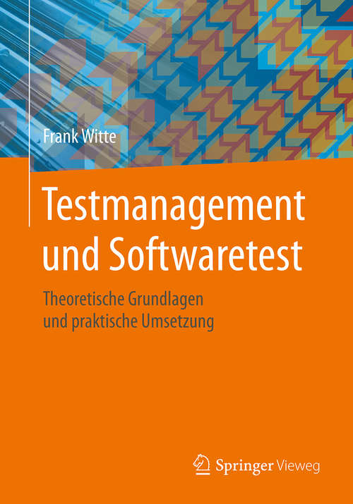 Book cover of Testmanagement und Softwaretest