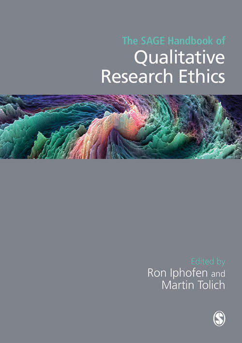 Book cover of The SAGE Handbook of Qualitative Research Ethics